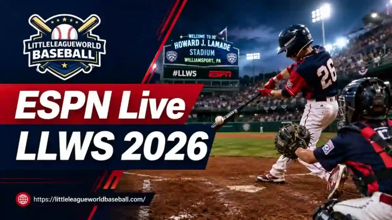 ESPN Live LLWS 2026 Little League World Series baseball broadcast guide