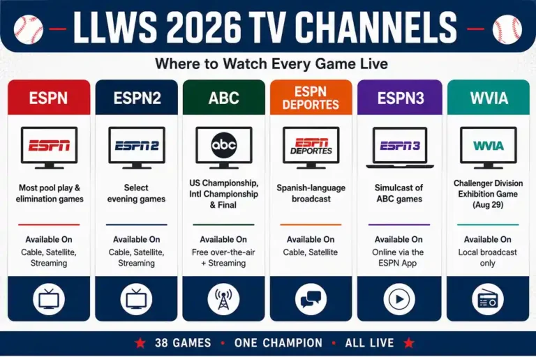 Little League World Series 2026 TV Channel