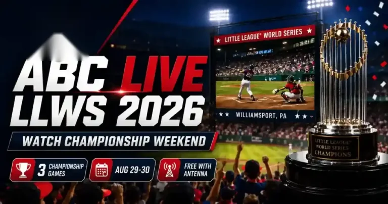 ABC Live Little League World Series 2026 championship weekend with three championship games on August 29-30