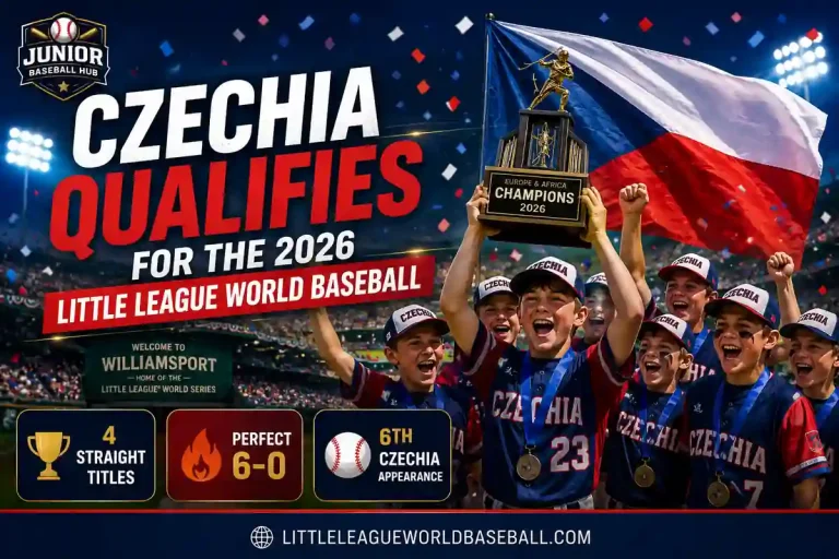Czechia Qualifies for the 2026Little League Baseball World Series 4 Czechia Qualifies for llws 2026 after a perfect 6-0 run, earning a fourth straight Europe and Africa Region title.