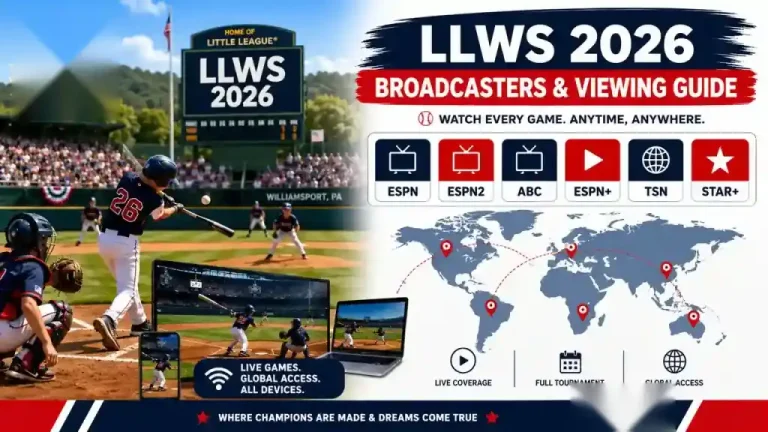 Little League World Series 2026 Broadcasters: Complete Viewing Guide 2 LLWS 2026 broadcasters and viewing guide with ESPN, ESPN2, ABC, ESPN+, TSN, and STAR+ coverage