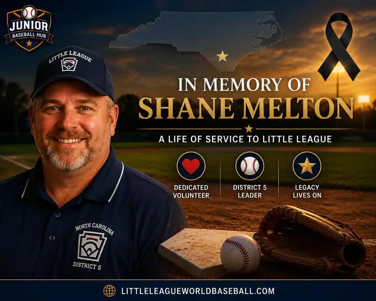 Little League Remembers Shane Melton, North Carolina District 5 Administrator, honoring his dedicated volunteer service, leadership, and lasting Little League legacy.