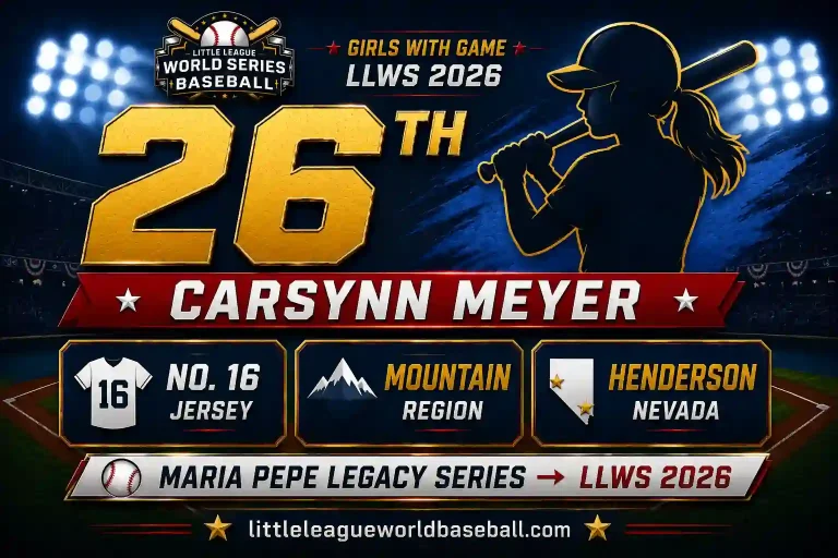 Girls with Game LLWS 2026: Kinley Rasmus and Carsynn Meyer Make History in Williamsport 4 Carsynn Meyer Girls with Game LLWS 2026 Mountain Region