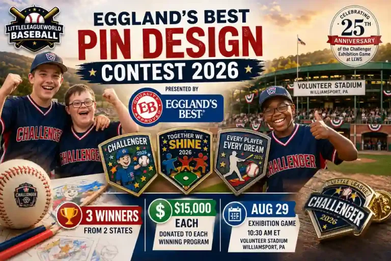 LLWS Challenger Division Pin Design Contest 2026
