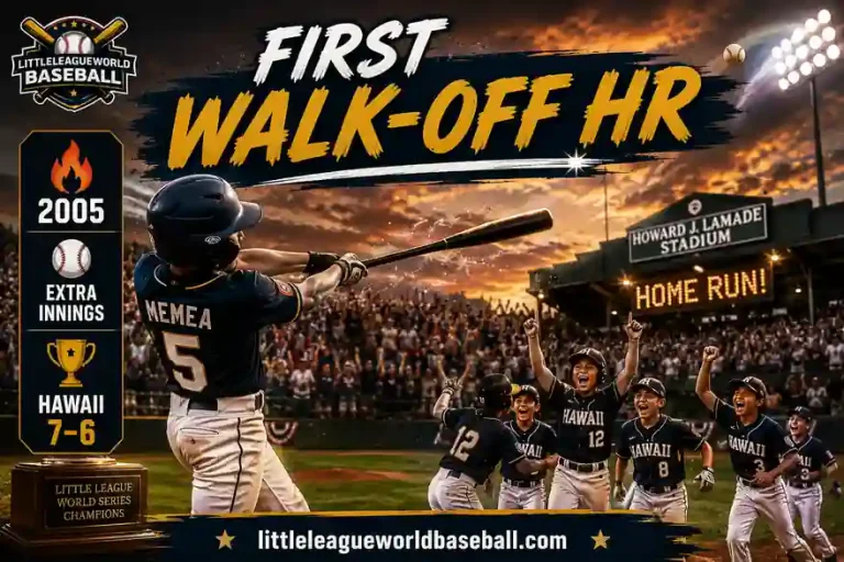 Greatest LLWS Championship Games of All Time: Complete Guide 4 2005 LLWS first walk-off home run by Michael Memea