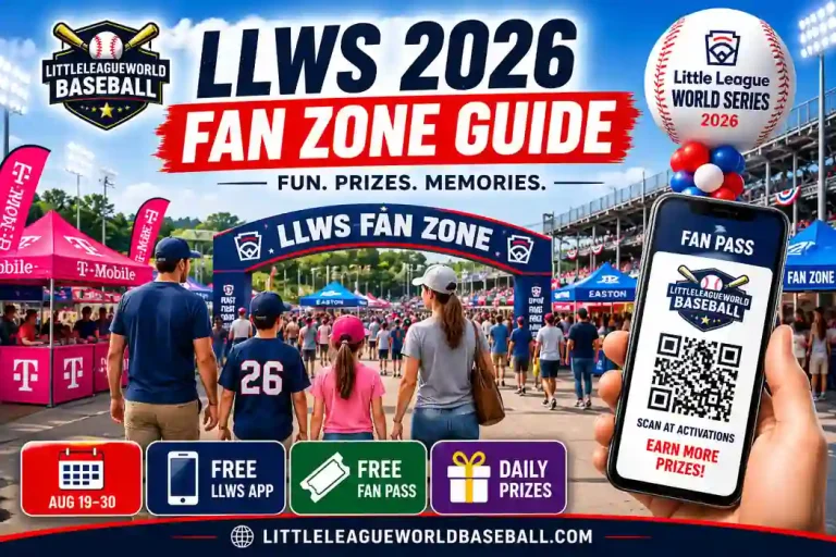 LLWS 2026 Fan Zone Guide with Fan Pass and daily prizes