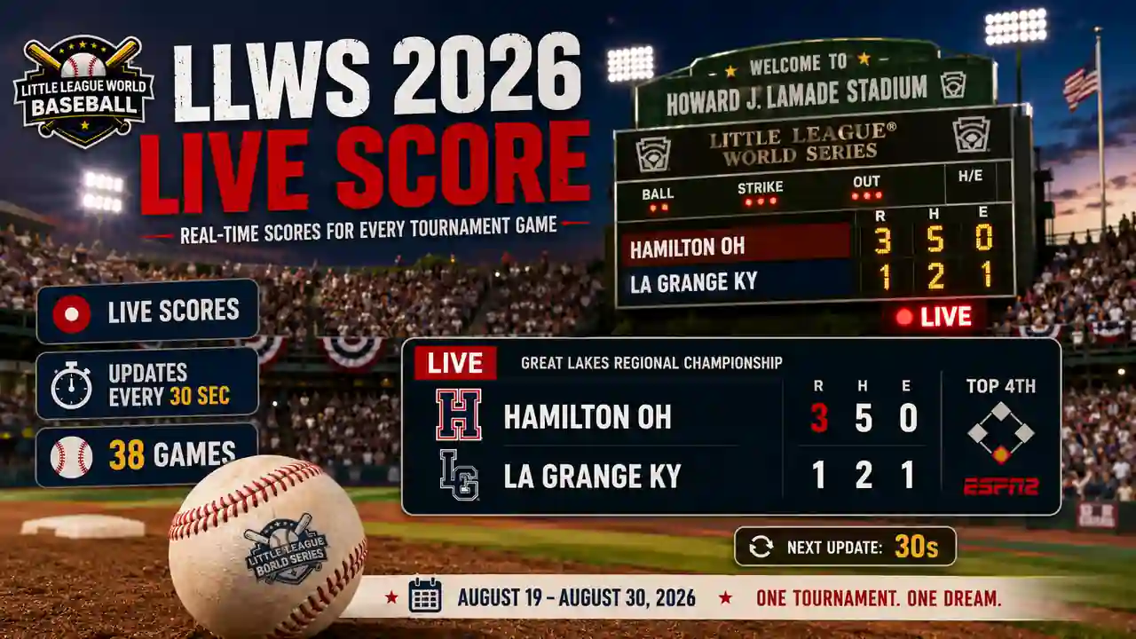LLWS 2026 Live Score Real Time Scoreboard All 38 Games llws-2026-live-score-real-time-scoreboard-all-38-games