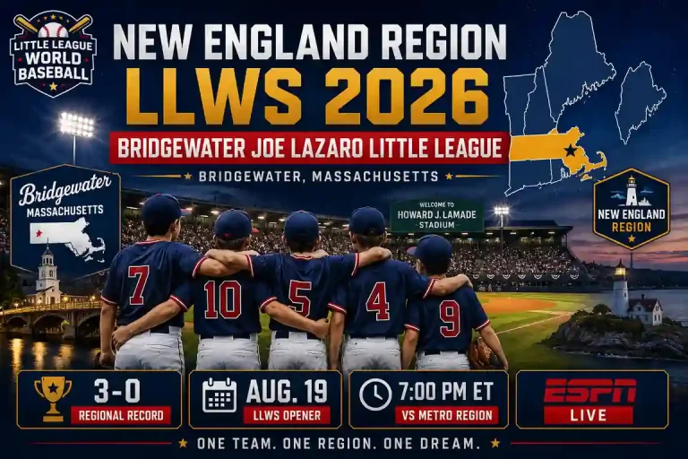 New England Region LLWS 2026: Bridgewater Joe Lazaro Little League Bridgewater, Massachusetts 3 Bridgewater Joe Lazaro Little League Players to Watch – LLWS 2026