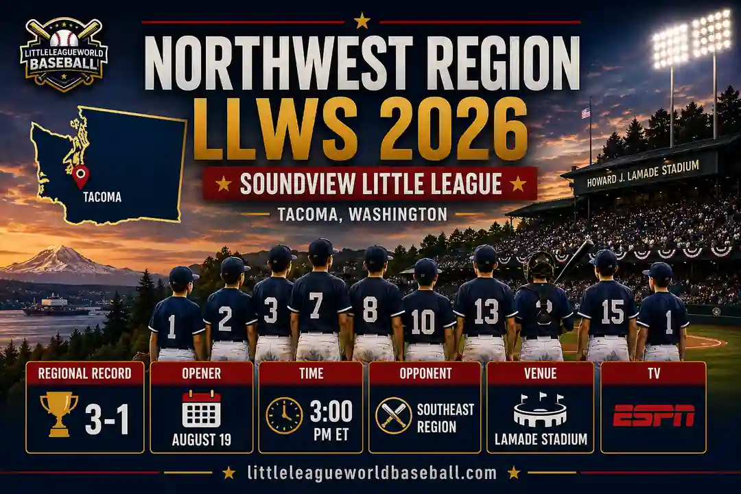 Northwest Region LLWS 2026: Soundview Little League Tacoma, Washington 1 Northwest Region LLWS 2026 featuring Soundview Little League from Tacoma Washington