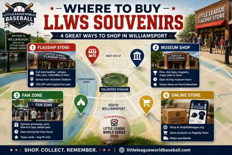 Where to buy LLWS souvenirs in Williamsport